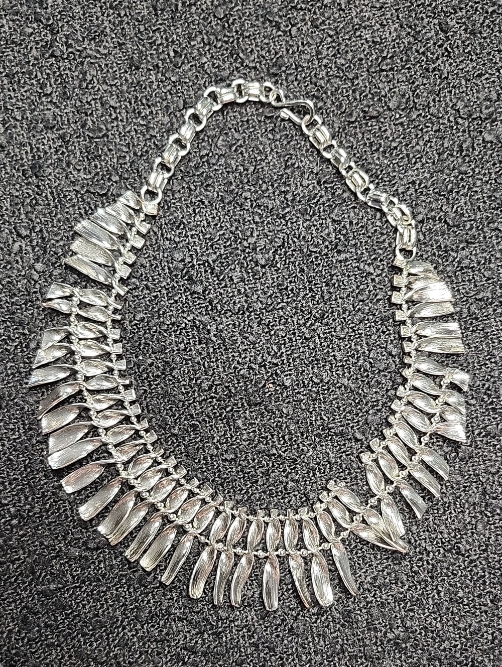 Kendra Scott Silver-Tone Tapered Fringe Necklace - Women Jewelry